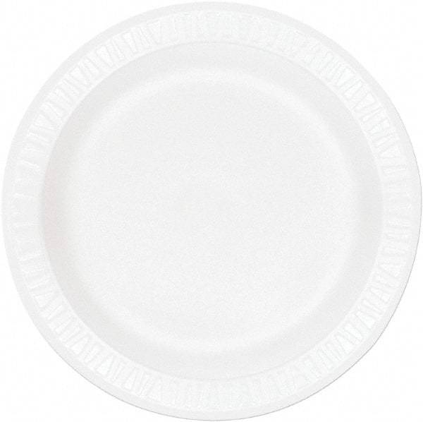 DART - Dart Concorde Foam Plates, 9" - White - All Tool & Supply