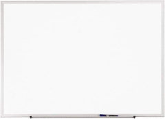 Quartet - 18" High x 24" Wide Erasable Melamine Marker Boards - Anodized Aluminum, 18-7/8" Deep, Includes One Quartet Dry-Erase Marker & Attachable Accessory Tray & Mounting Hardware - All Tool & Supply