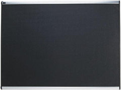 Quartet - 48" Wide x 36" High Tack Bulletin Board - High-Density Foam, Black - All Tool & Supply