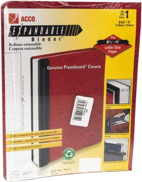 ACCO - 8-1/2 x 11", Letter Size, Blue, Data Binders - 11 Point Stock - All Tool & Supply