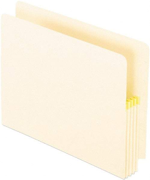 Pendaflex - 8-1/2 x 11", Letter Size, Manila, File Jackets/Sleeves/Wallets with Expanding Convertible End/Top Tab - 11 Point Stock, Straight Tab Cut Location - All Tool & Supply