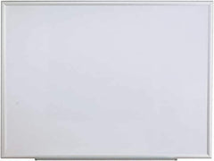 UNIVERSAL - 36" High x 48" Wide Erasable Melamine Marker Boards - Aluminum Frame, 49.6" Deep, Includes Mounting Kit - All Tool & Supply