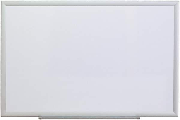 UNIVERSAL - 24" High x 36" Wide Erasable Melamine Marker Boards - Aluminum Frame, 38.2" Deep, Includes Mounting Kit - All Tool & Supply