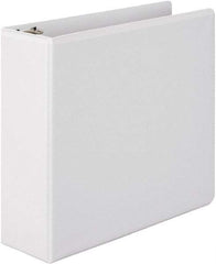 Wilson Jones - 3" Sheet Capacity, 11 x 8-1/2", View Ring Binder - Vinyl, White - All Tool & Supply