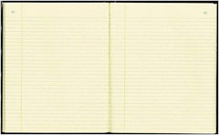 National Brand - 150 Sheet, 10-3/8 x 8-3/8", Record Rule Record/Account Book - Black & Burgundy - All Tool & Supply