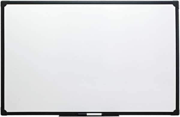 UNIVERSAL - 24" High x 36" Wide Erasable Melamine Marker Boards - Anodized Aluminum, 42-1/4" Deep, Includes Mounting Kit - All Tool & Supply