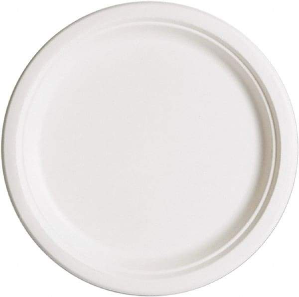 ECO PRODUCTS - Eco-Products Compostable Sugarcane Dinnerware, 10" Plate - White - All Tool & Supply