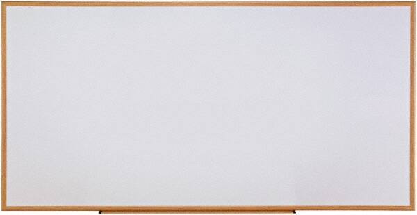 UNIVERSAL - 48" High x 96" Wide Erasable Melamine Marker Boards - Fiberboard Frame, 1" Deep, Includes Mounting Kit - All Tool & Supply