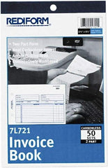 REDIFORM - 50 Sheet, 5-1/2 x 7-7/8", Invoice Book - White - All Tool & Supply