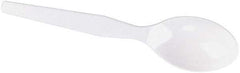 Dixie - Dixie Plastic Tableware, Heavy Mediumweight Teaspoons - White - All Tool & Supply