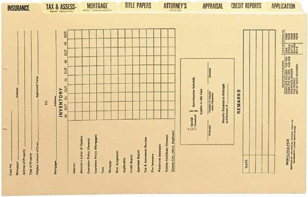 Samsill - 14 x 8 1/2" Classification Folders-Top Tab Fastener - Manila - All Tool & Supply