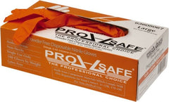 PRO-SAFE - Size L, 5 mil, Industrial Grade, Powder Free Nitrile Disposable Gloves - Exact Industrial Supply