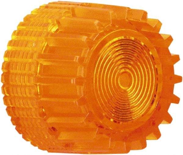 Schneider Electric - Pushbutton Switch Cap - Amber, Round Button, Illuminated - All Tool & Supply