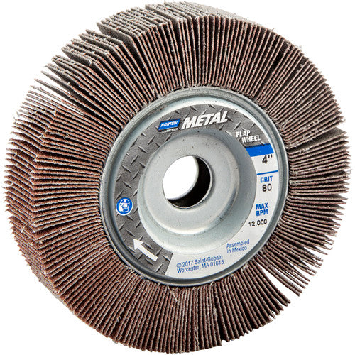 4″ × 1″ × 5/8″ Metalite R265 Flap Wheel 80 Grit Aluminum Oxide - All Tool & Supply