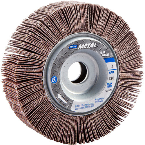 4″ × 1″ × 5/8″ Metalite R265 Flap Wheel 120 Grit Aluminum Oxide - All Tool & Supply