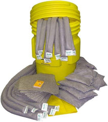 Oil-Dri - 95 Gal Capacity Universal Spill Kit - 95 Gal Plastic Overpack Container - All Tool & Supply