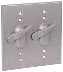 Thomas & Betts - Electrical Outlet Box Aluminum Switch Cover - Includes Gasket & Screw - All Tool & Supply