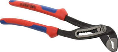 Knipex - 10" OAL, 1" Jaw Length, Adjustable Pliers - Self Gripping Jaw, Standard Head, Comfort Grip Handles - All Tool & Supply