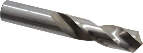 Cleveland - 29/32" 118° Spiral Flute High Speed Steel Screw Machine Drill Bit - Bright Finish, Right Hand Cut, 3-5/8" Flute Length, 5-5/8" OAL, Standard Point, Straight Shank - All Tool & Supply