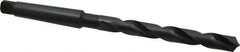 Cleveland - 37/64", 2MT 118° Point High Speed Steel Taper Shank Drill Bit - Oxide Finish, 4-7/8" Flute Length, 8-3/4" OAL, Spiral Flute, Series 2410 - All Tool & Supply