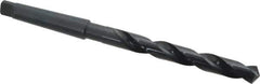 Cleveland - 39/64", 2MT 118° Point High Speed Steel Taper Shank Drill Bit - Oxide Finish, 4-7/8" Flute Length, 8-3/4" OAL, Spiral Flute, Series 2410 - All Tool & Supply