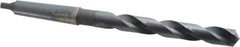 Cleveland - 21/32", 2MT 118° Point High Speed Steel Taper Shank Drill Bit - Oxide Finish, 5-1/8" Flute Length, 9" OAL, Spiral Flute, Series 2410 - All Tool & Supply