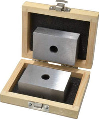 Fowler - 0.0003 Squareness Per Inch, Hardened Steel, 1-2-3 Block with 1 Hole Setup Block - 0.0002 Inch Overall Tolerance, 5/16 - 18 Inch Tapped Hole Size, 55-60 HRC Hardness, Sold As Matched Pair - All Tool & Supply