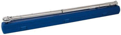 Value Collection - 3/4" Drive Micrometer Type Ratchet Head Torque Wrench - 150 Ft/Lb to 600 Ft/Lb Torque, 43" OAL, 2 Ft/Lb Graduation - All Tool & Supply