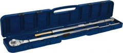 Value Collection - 1" Drive Micrometer Type Ratchet Head Torque Wrench - 300 Ft/Lb to 900 Ft/Lb Torque, 60" OAL, 6 Ft/Lb Graduation - All Tool & Supply