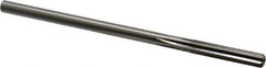 Cleveland - Letter M High Speed Steel 6 Flute Chucking Reamer - Straight Flute, Straight Shank, 1-1/2" Flute Length, 6" OAL - All Tool & Supply