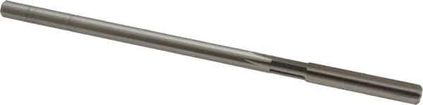 Cleveland - 9/32" High Speed Steel 6 Flute Chucking Reamer - Straight Flute, Straight Shank, 1-1/2" Flute Length, 6" OAL - All Tool & Supply