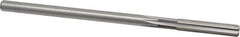 Cleveland - 19/64" High Speed Steel 6 Flute Chucking Reamer - Straight Flute, Straight Shank, 1-1/2" Flute Length, 6" OAL - All Tool & Supply