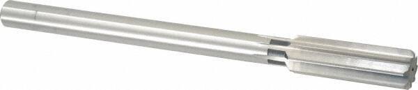 Cleveland - 27/32" High Speed Steel 8 Flute Chucking Reamer - Straight Flute, Straight Shank, 2-1/2" Flute Length, 9-1/2" OAL - All Tool & Supply