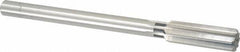 Cleveland - 27/32" High Speed Steel 8 Flute Chucking Reamer - Straight Flute, Straight Shank, 2-1/2" Flute Length, 9-1/2" OAL - All Tool & Supply