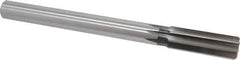 Cleveland - 1" High Speed Steel 8 Flute Chucking Reamer - Straight Flute, Straight Shank, 2-3/4" Flute Length, 10-1/2" OAL - All Tool & Supply