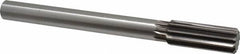 Chucking Reamer: 1-1/16″ Dia, 10-1/2″ OAL, 2-3/4″ Flute Length, Straight Shank, High Speed Steel 10 Flute, RH