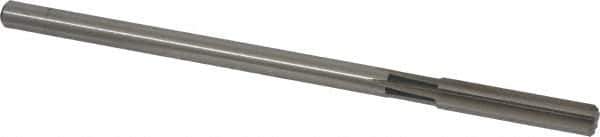 Cleveland - 0.3115" High Speed Steel 6 Flute Chucking Reamer - Straight Flute, Straight Shank, 1-1/2" Flute Length, 6" OAL - All Tool & Supply