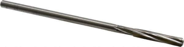 Cleveland - 9/32" High Speed Steel 6 Flute Chucking Reamer - Spiral Flute, Straight Shank, 1-1/2" Flute Length, 6" OAL - All Tool & Supply