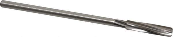 Cleveland - 13/32" High Speed Steel 6 Flute Chucking Reamer - Spiral Flute, Straight Shank, 1-3/4" Flute Length, 7" OAL - All Tool & Supply