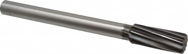 Cleveland - 1-1/8" High Speed Steel 10 Flute Chucking Reamer - All Tool & Supply