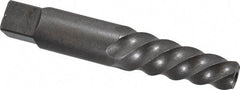 Cleveland - Spiral Flute Screw Extractor - #7 Extractor for 1 to 1-3/8" Screw, 4-1/8" OAL - All Tool & Supply