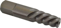 Cleveland - Spiral Flute Screw Extractor - #8 Extractor for 1-3/8 to 1-3/4" Screw, 4-3/8" OAL - All Tool & Supply