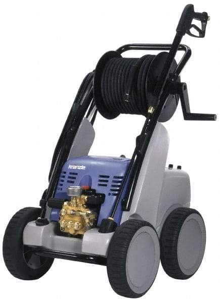 Kranzle - Electric, 7.5 hp, 2,400 psi, 5 GPM, Cold Water Pressure Washer - 65' Hose, 220 Max Volts - All Tool & Supply