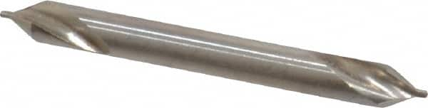 Cleveland - #00 Plain Cut 60° Incl Angle High Speed Steel Combo Drill & Countersink - All Tool & Supply