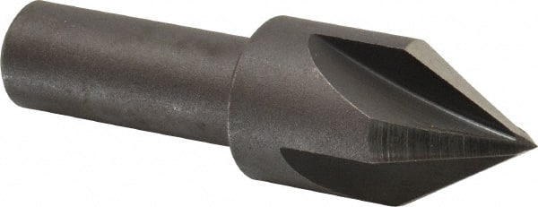 Cleveland - 3/4" Head Diam, 1/2" Shank Diam, 4 Flute 60° High Speed Steel Countersink - All Tool & Supply