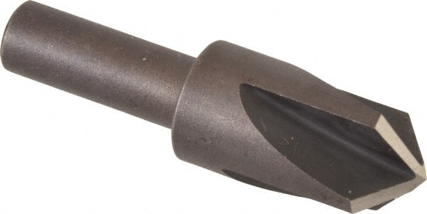 Cleveland - 5/8" Head Diam, 3/8" Shank Diam, 4 Flute 100° High Speed Steel Countersink - All Tool & Supply