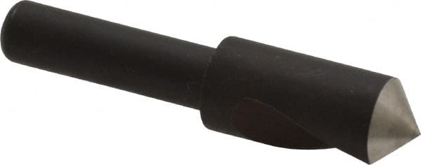 Cleveland - 3/8" Head Diam, 1/4" Shank Diam, 1 Flute 100° High Speed Steel Countersink - All Tool & Supply