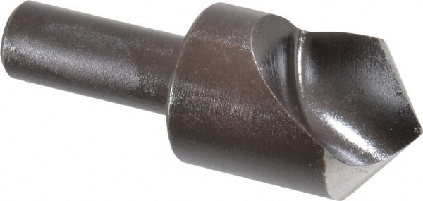 Cleveland - 1" Head Diam, 1/2" Shank Diam, 1 Flute 100° High Speed Steel Countersink - All Tool & Supply