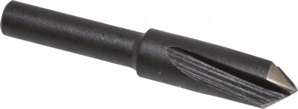 Cleveland - 1/4" Head Diam, 3/16" Shank Diam, 3 Flute 82° High Speed Steel Countersink - All Tool & Supply