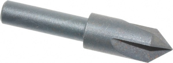 Cleveland - 3/8" Head Diam, 1/4" Shank Diam, 3 Flute 82° High Speed Steel Countersink - All Tool & Supply